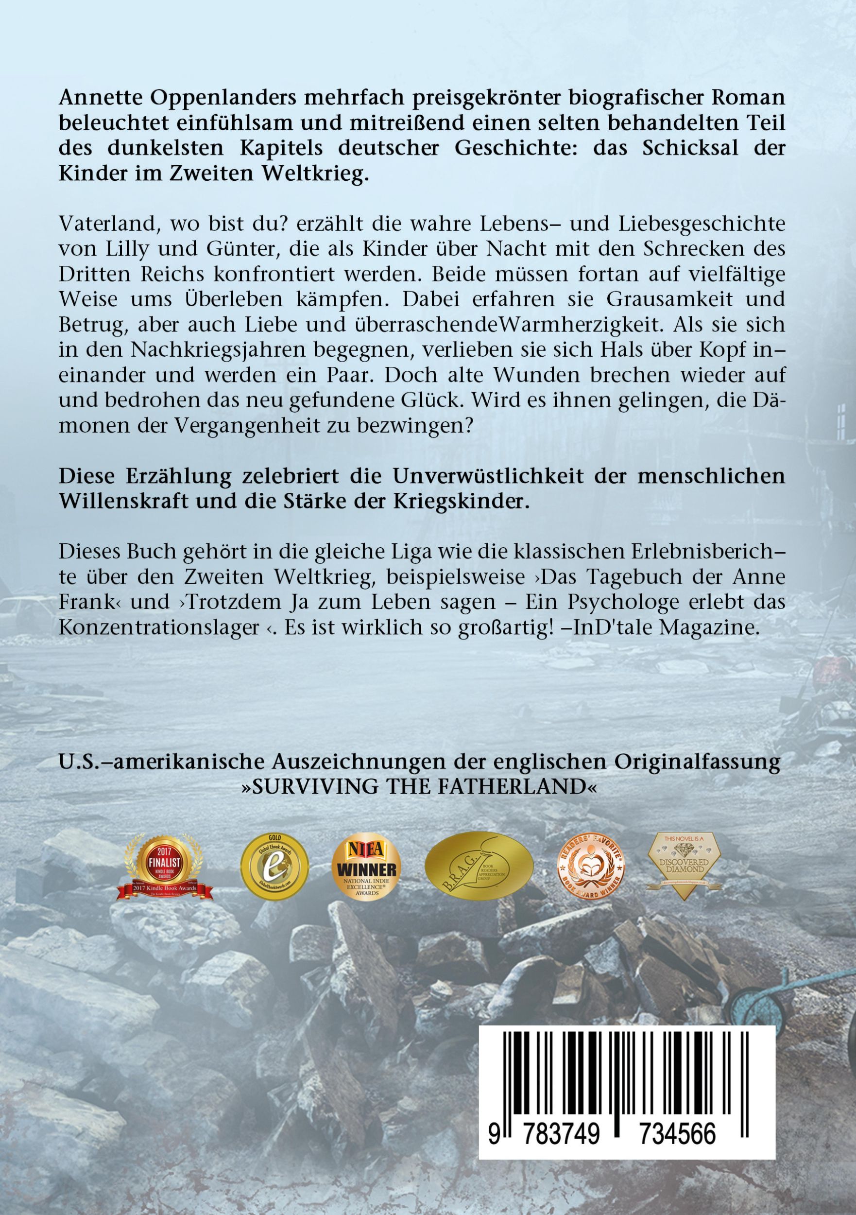 Rückseite: 9783749734566 | Vaterland, wo bist du? | Roman nach einer wahren Geschichte | Buch