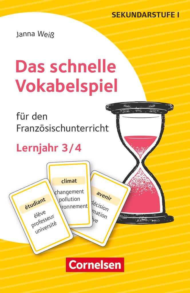 Cover: 9783589167470 | Das schnelle Vokabelspiel - Französisch - Lernjahr 3/4 | Janna Weiß