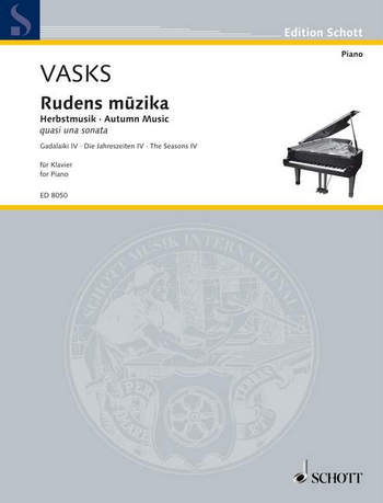 Cover: 9790001082877 | Rudens muzika | (Autumn Music) | Peteris Vasks | Buch | Schott Music