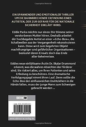 Rückseite: 9782919805402 | Speed of Sound - Das Echo der Erinnerung | Eric Bernt | Taschenbuch