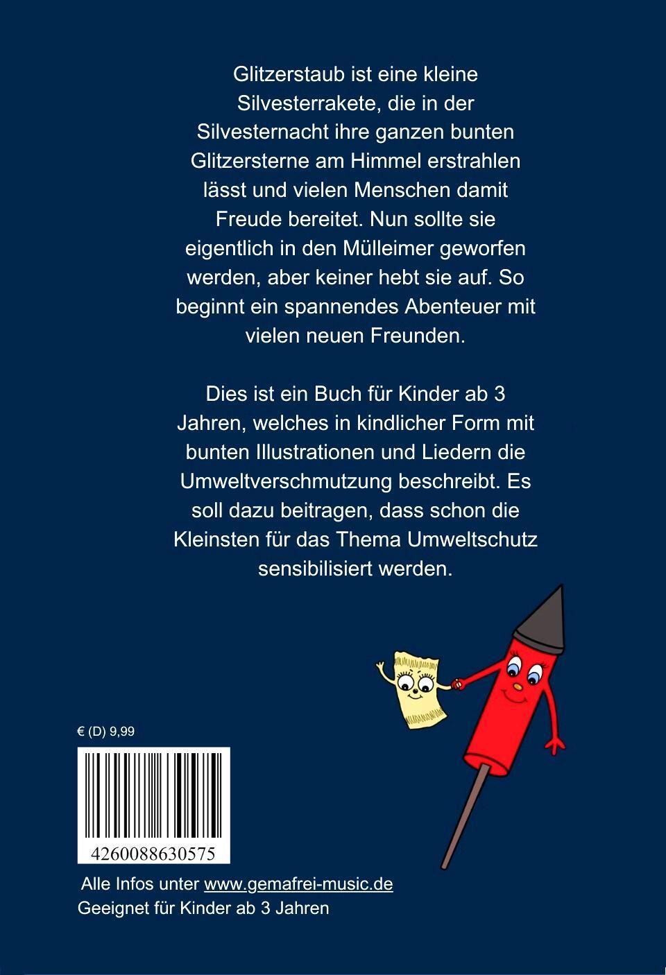 Rückseite: 4260088630575 | Die Abenteuer der kleinen Rakete Glitzerstaub | Katrin Vietze | Buch