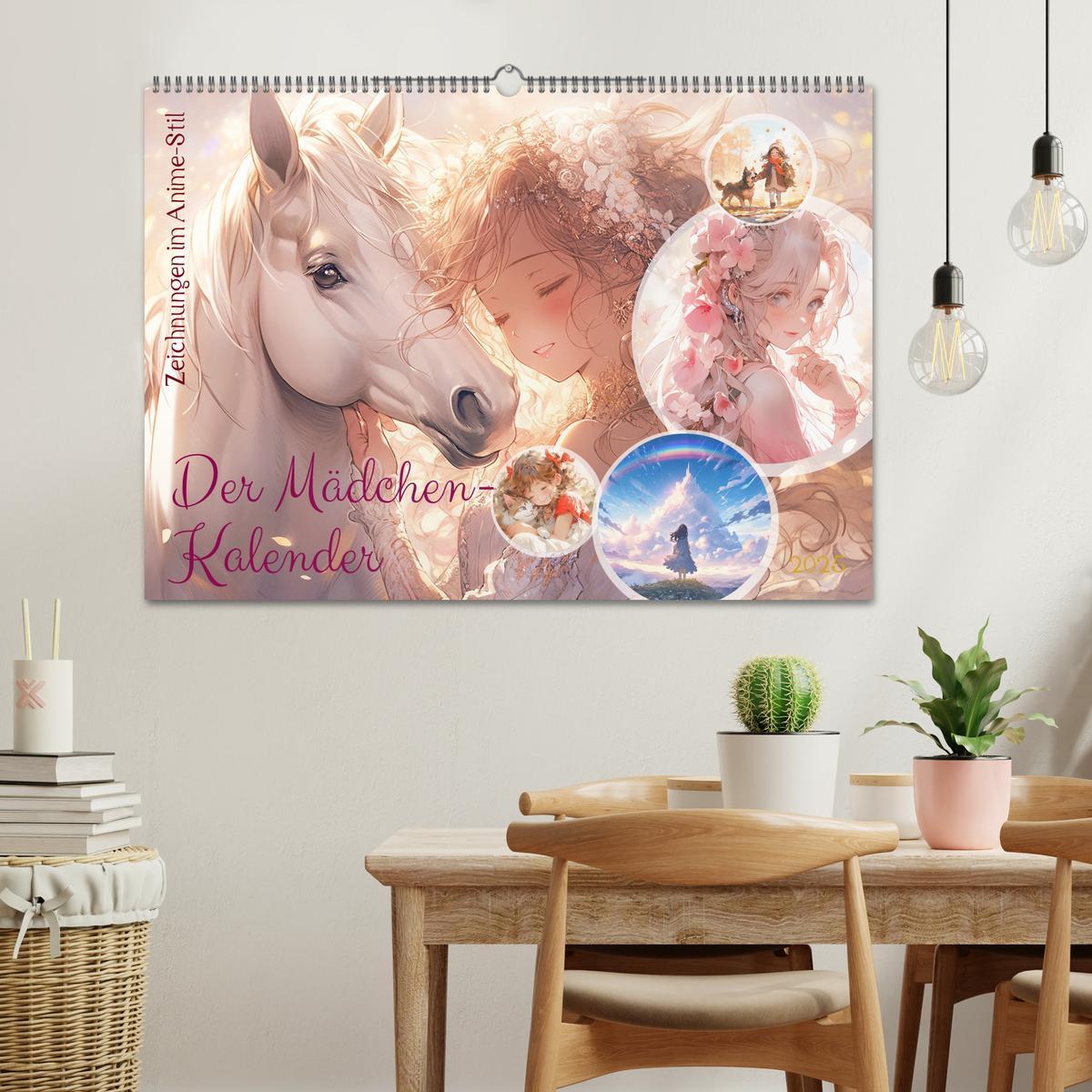 Bild: 9783383845284 | Der Mädchen-Kalender (Wandkalender 2025 DIN A2 quer), CALVENDO...