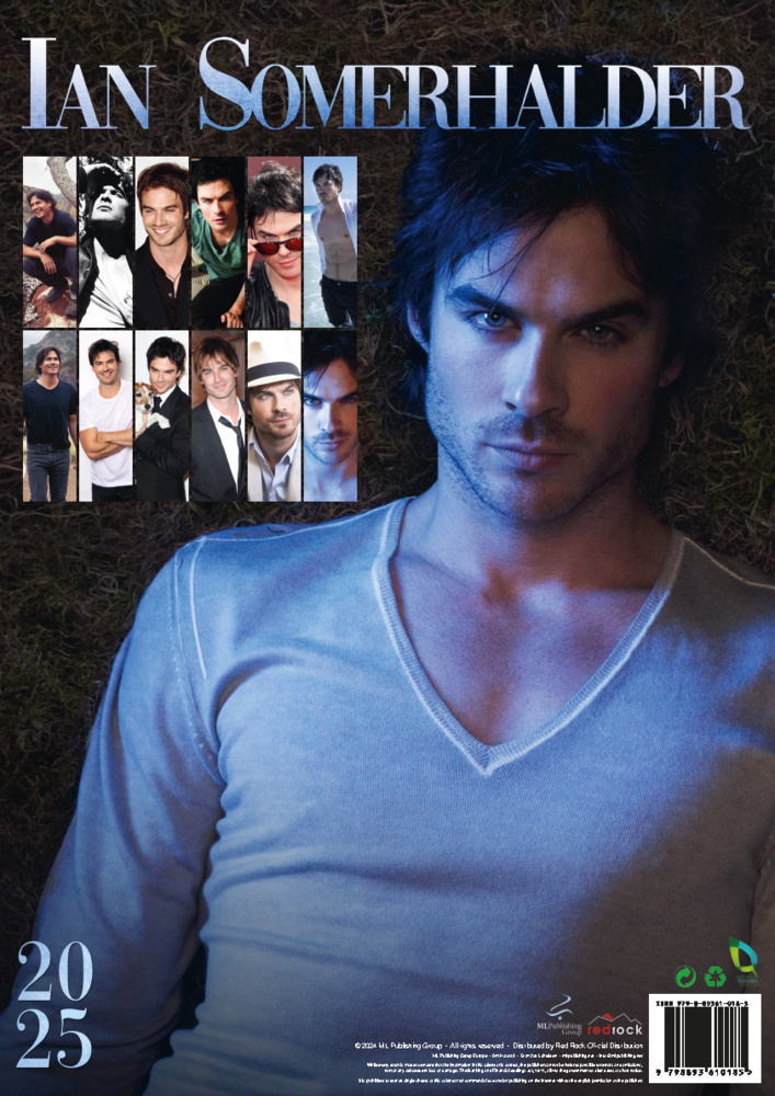 Bild: 9798893610185 | Ian Somerhalder Offizieller Kalender 2025 | Kalender | 14 S. | Deutsch