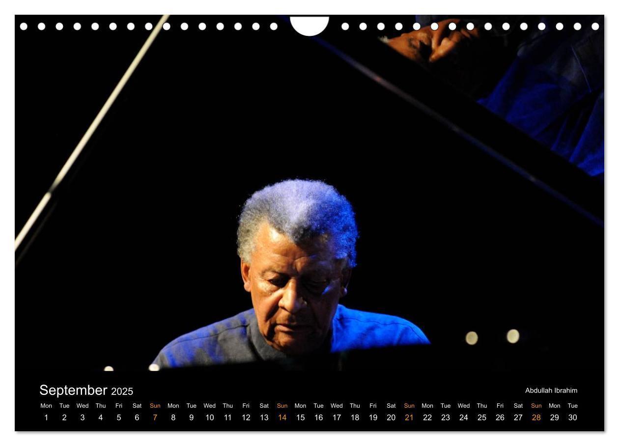 Bild: 9781325994519 | Jazz Pianists 2025 (Wall Calendar 2025 DIN A4 landscape), CALVENDO...