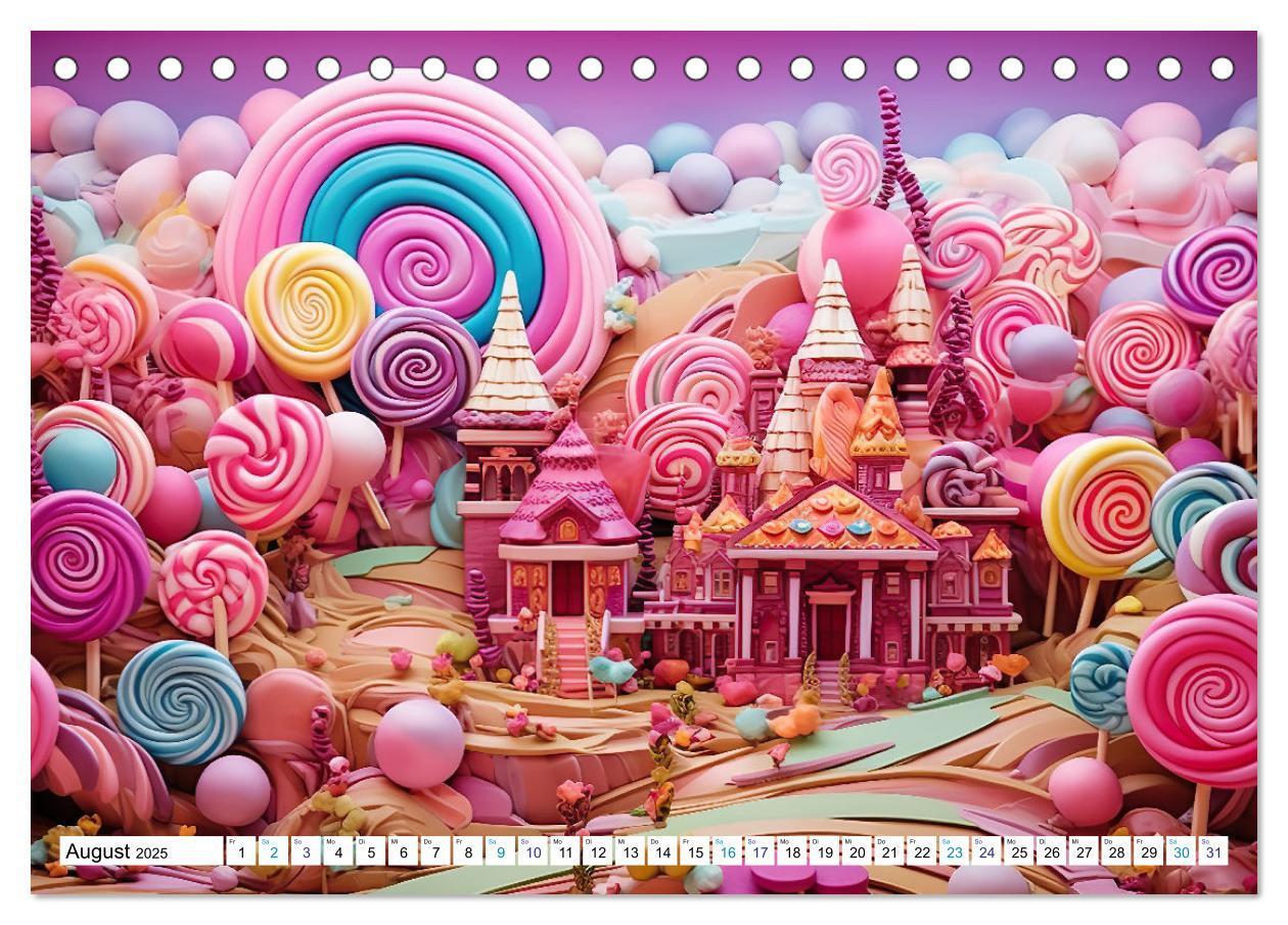 Bild: 9783383814747 | Zuckerträume im Candyland (Tischkalender 2025 DIN A5 quer),...