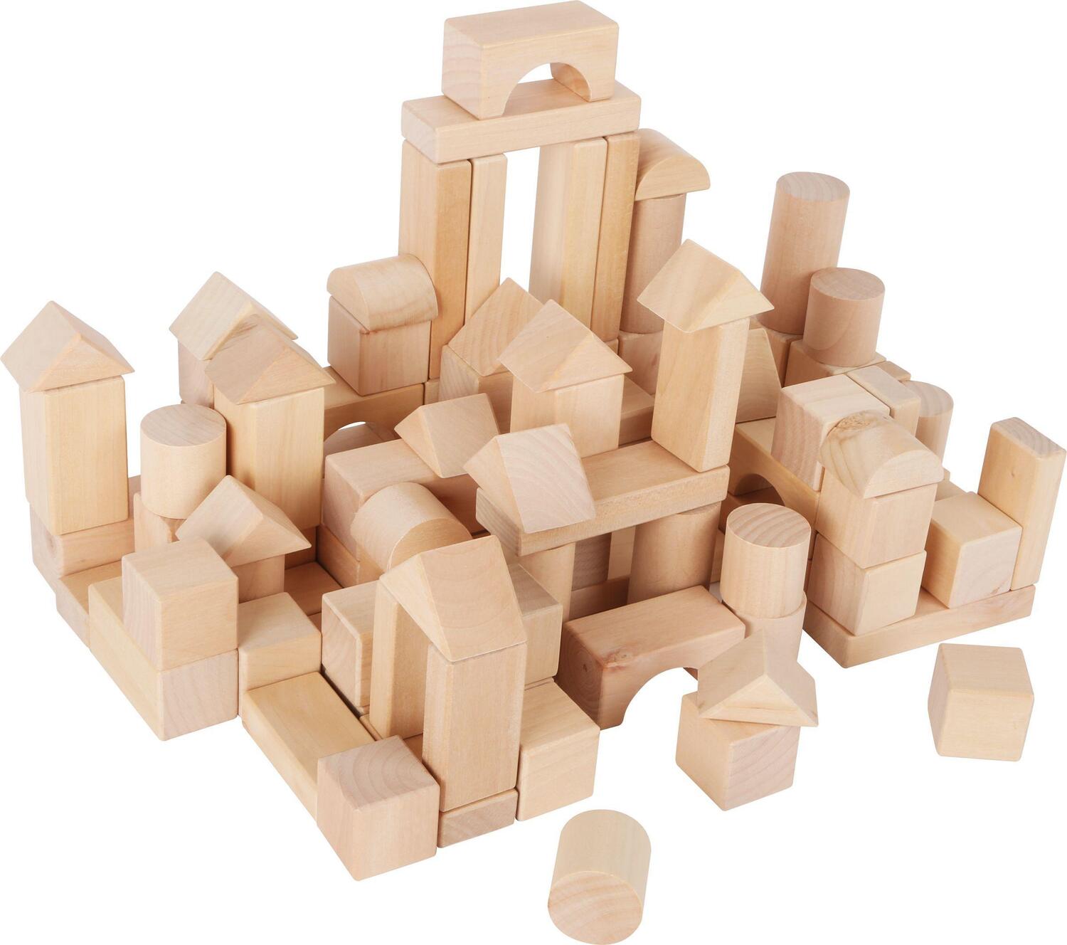 Bild: 4020972070739 | Holzbausteine Natur 100er-Pack im Beutel | Spiel | Deutsch | 2021