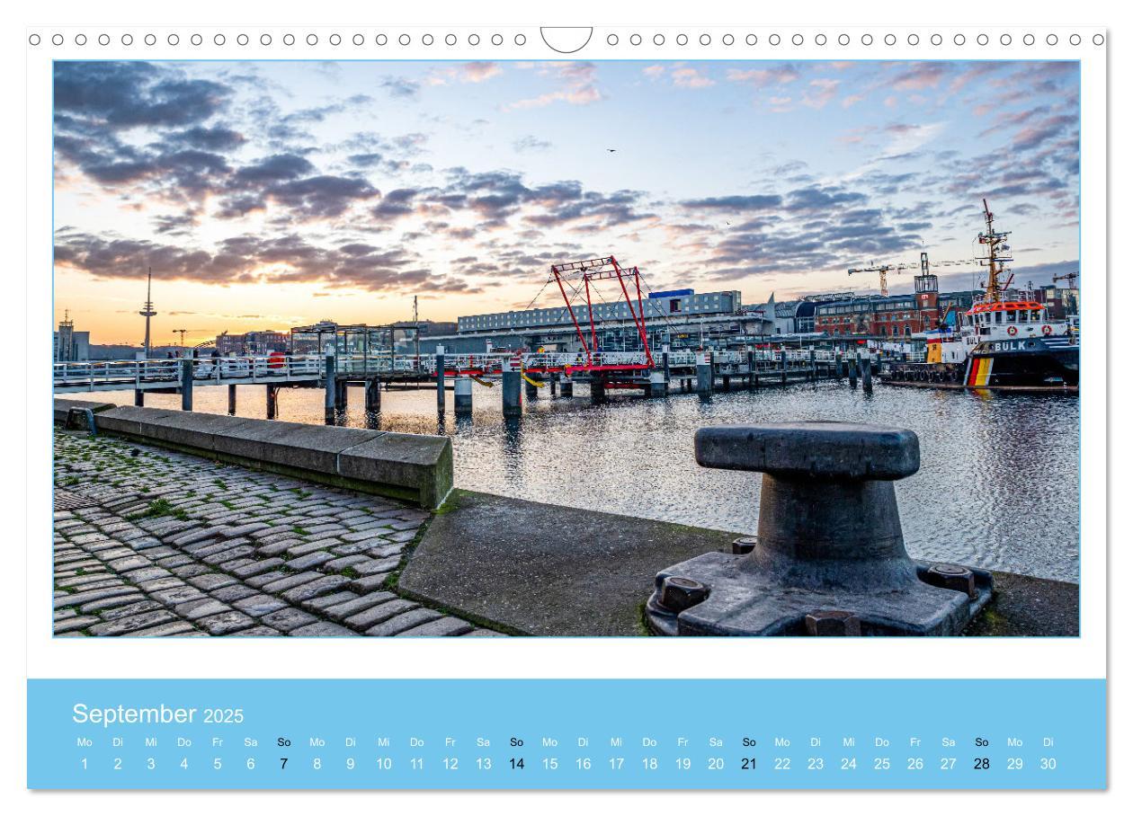 Bild: 9783435036554 | Kiel: Maritime Impressionen (Wandkalender 2025 DIN A3 quer),...