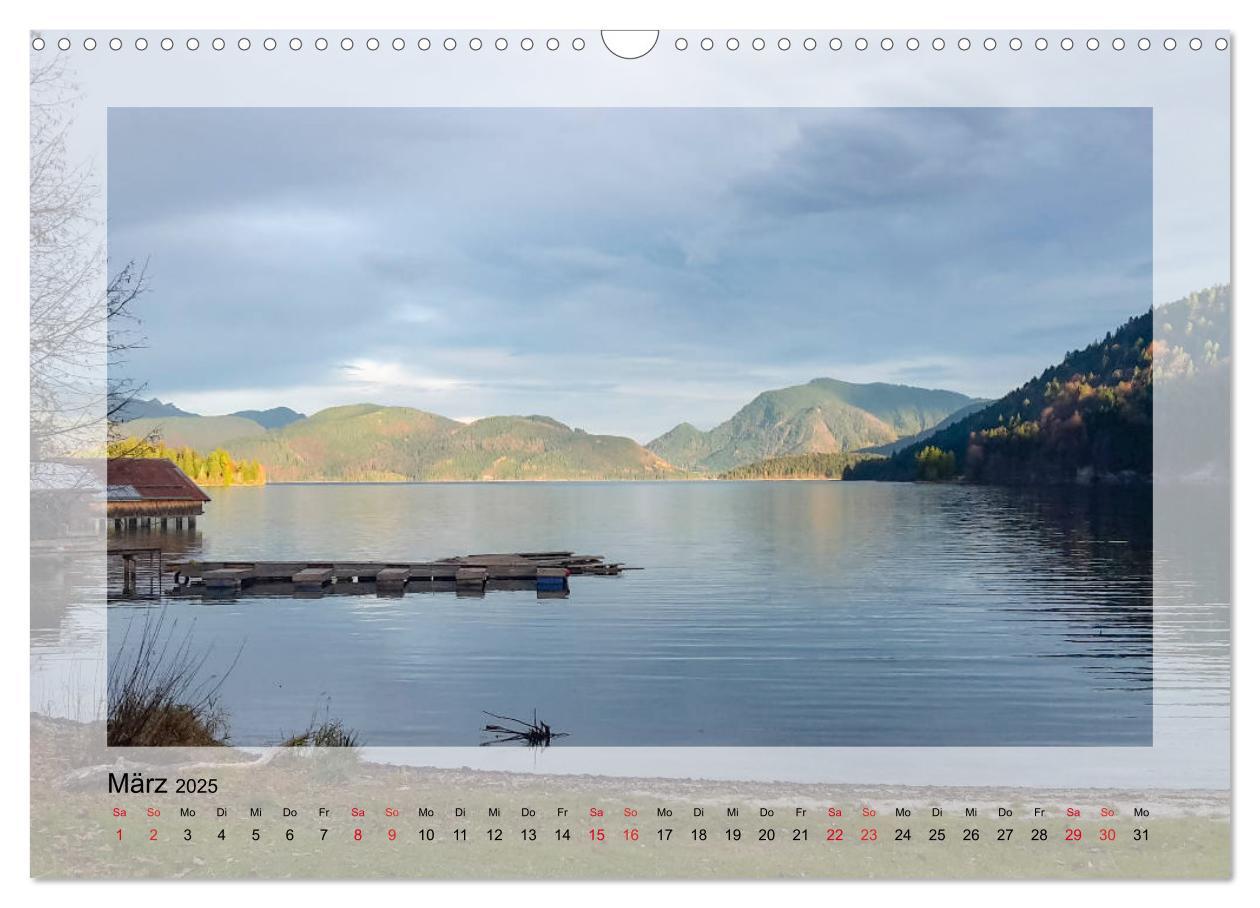 Bild: 9783435180295 | Walchensee (Wandkalender 2025 DIN A3 quer), CALVENDO Monatskalender