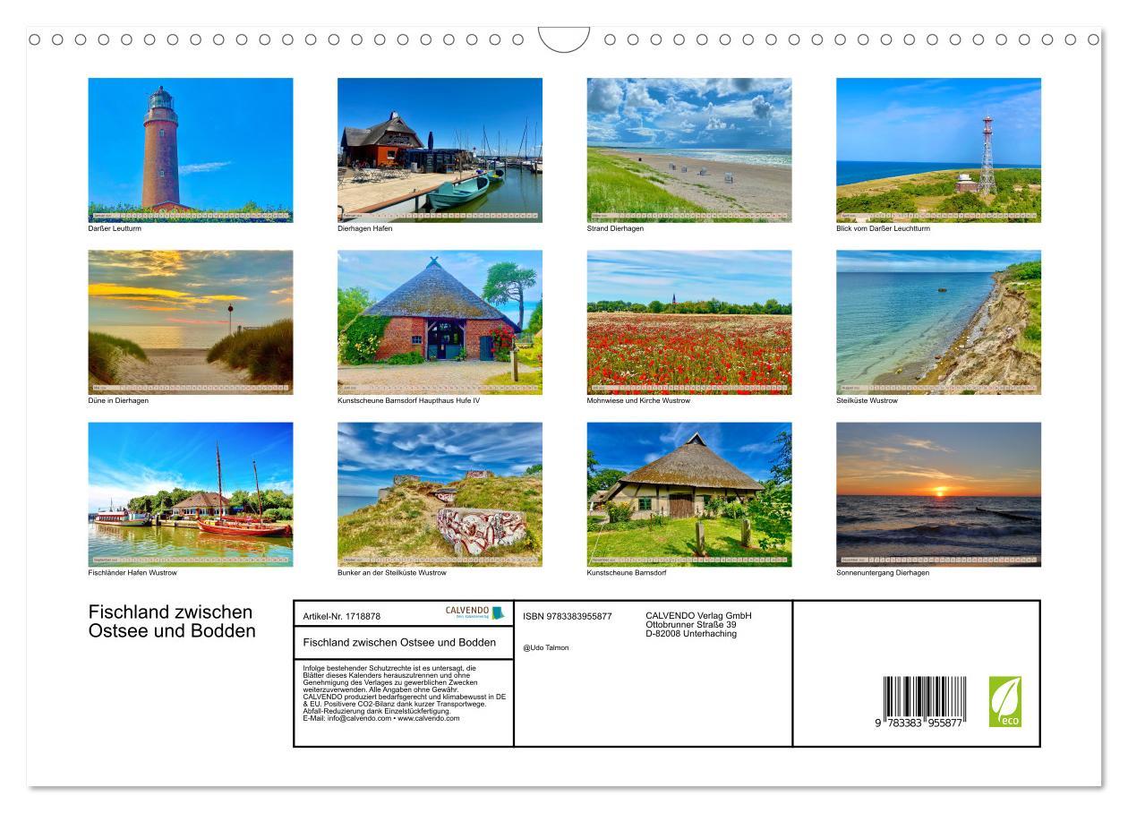 Bild: 9783383955877 | Fischland zwischen Ostsee und Bodden (Wandkalender 2025 DIN A3...