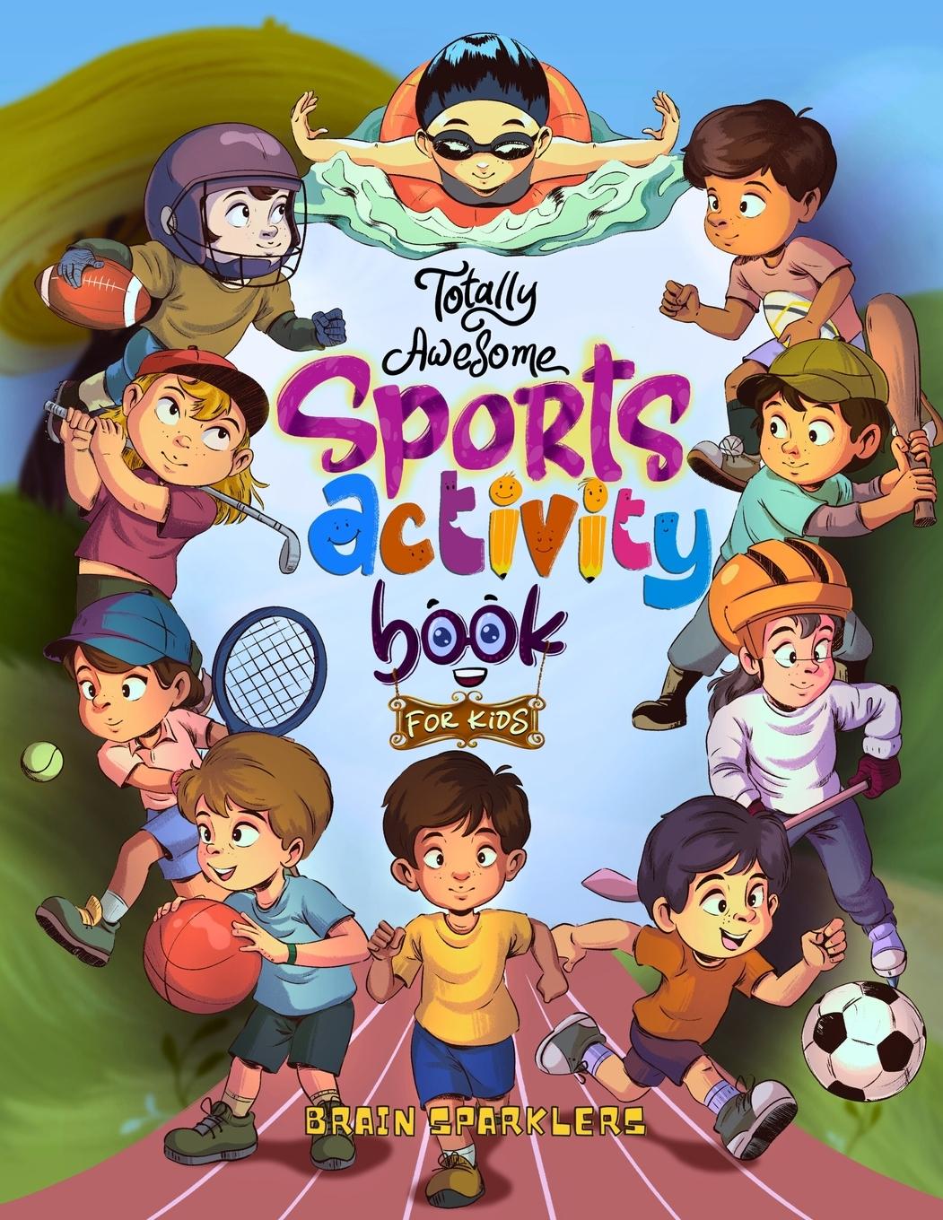 Cover: 9789083521305 | Totally Awesome Sports Activity Book for Kids | Brain Sparklers | Buch