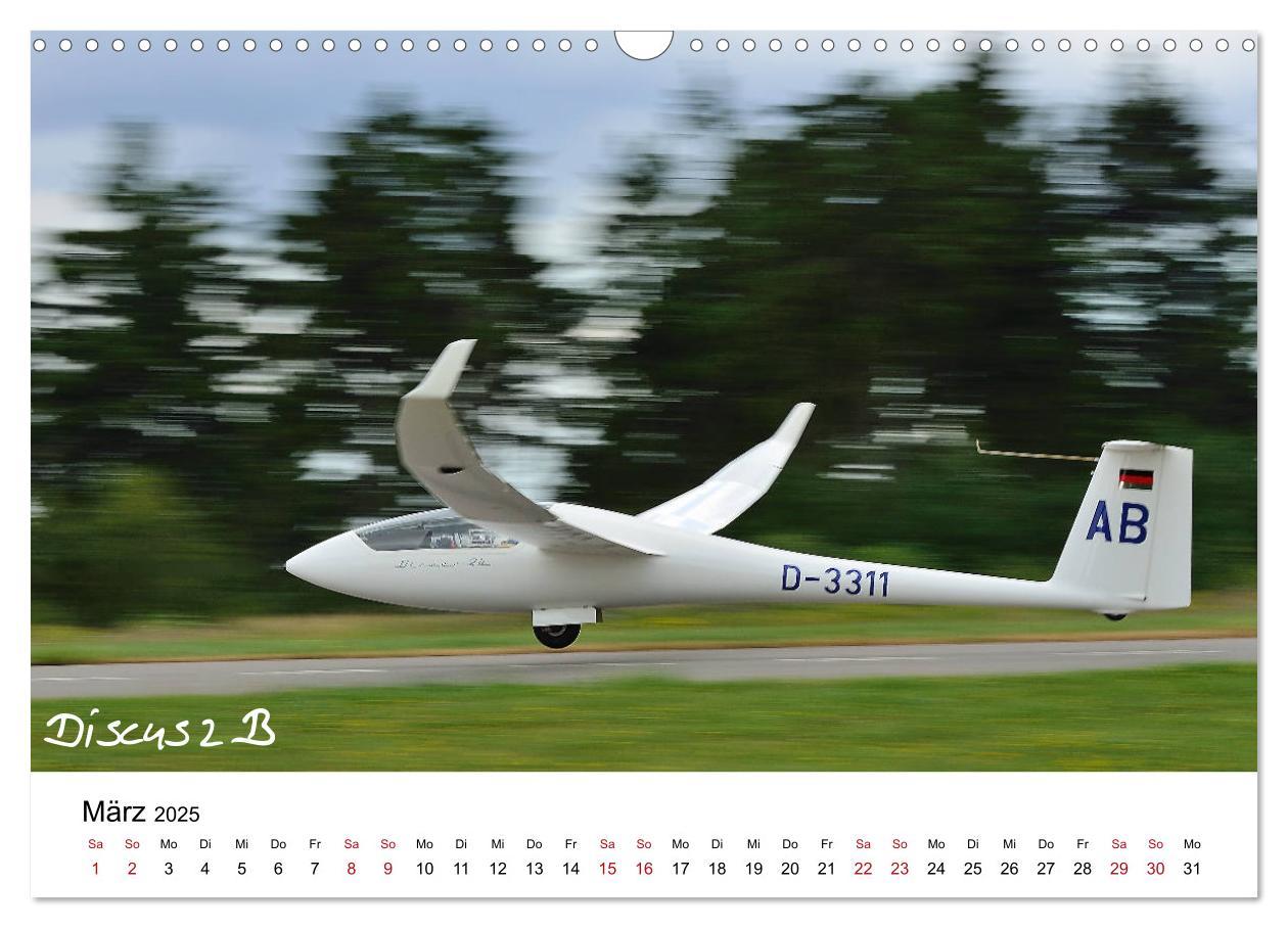 Bild: 9783435389667 | Flugzeuge auf der Wasserkuppe 2025 (Wandkalender 2025 DIN A3 quer),...