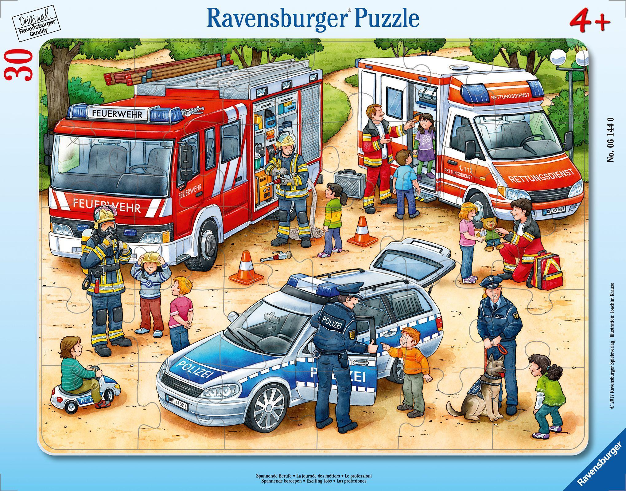 Cover: 4005556061440 | Spannende Berufe. Kinderpuzzle 30 Teile | Spiel | 06144 | Deutsch