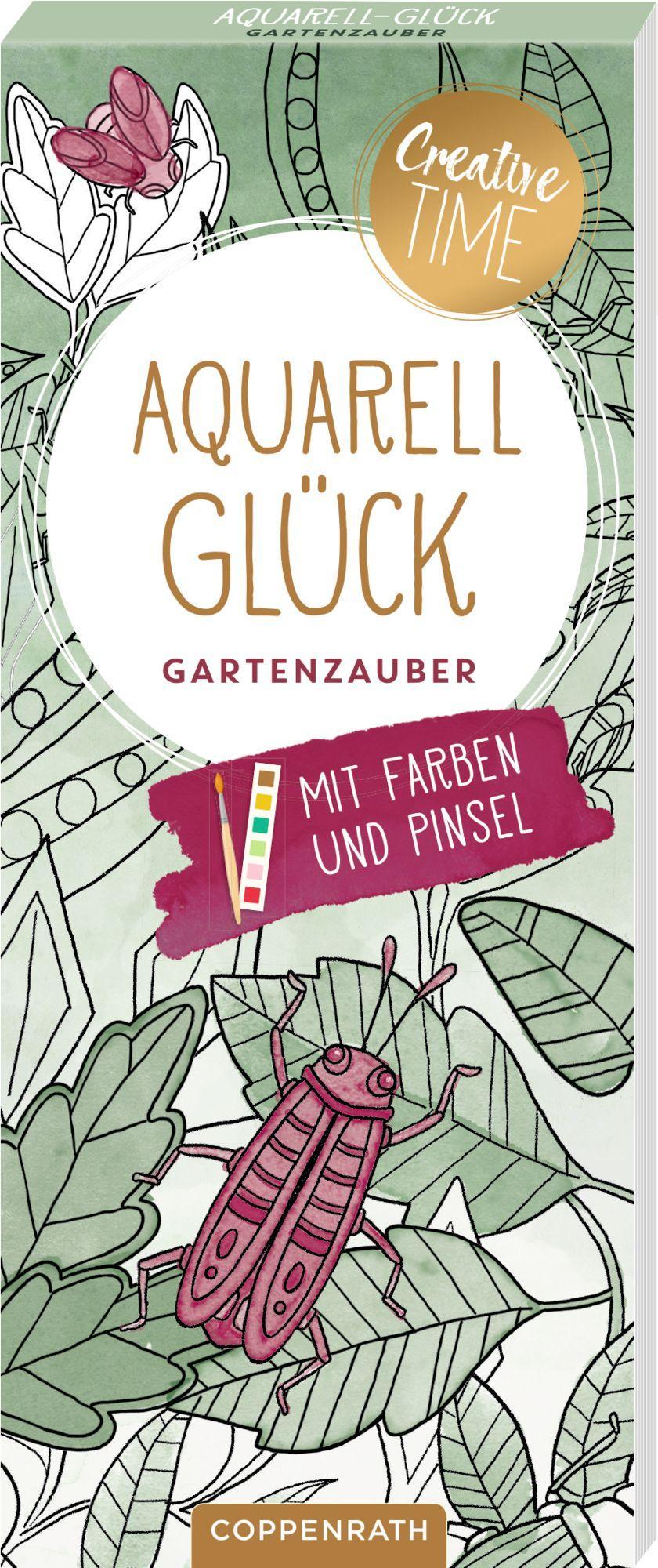 Cover: 4050003955759 | Aquarell-Glück Gartenzauber | Marica Zottino | Buch | 40 S. | Deutsch