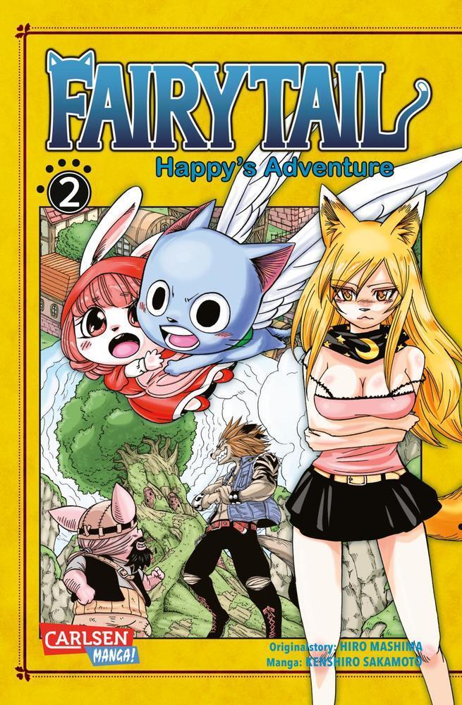 Cover: 9783551768056 | Fairy Tail - Happy's Adventure. Bd.2 | Kenshiro Sakamoto (u. a.)