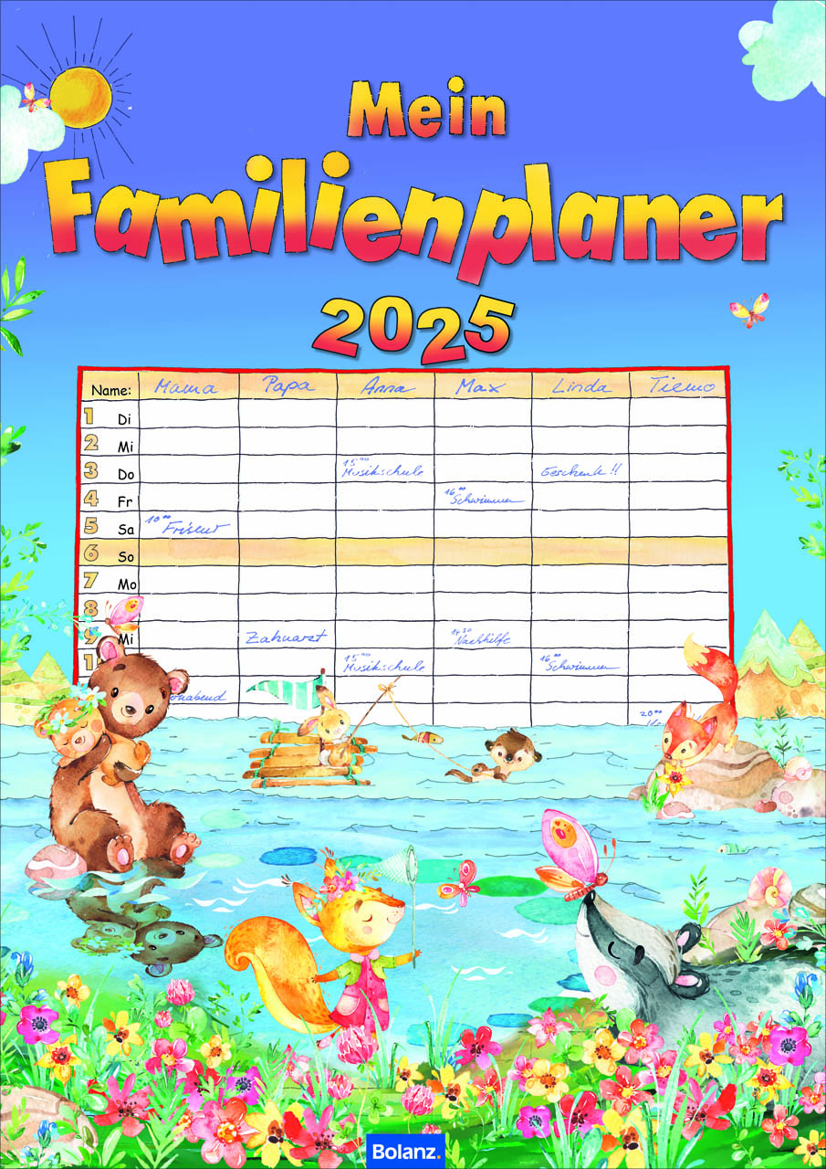 Cover: 9783866038837 | Mein Familienplaner 2025 | Claudia Elsner | Kalender | 13 S. | Deutsch