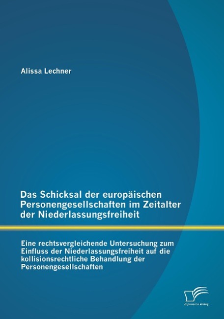 Cover: 9783842893672 | Das Schicksal der europäischen Personengesellschaften im Zeitalter...