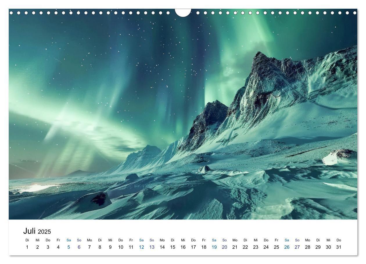 Bild: 9783383813665 | Aurora Borealis - Der Zauber der Nordlichter (Wandkalender 2025 DIN...