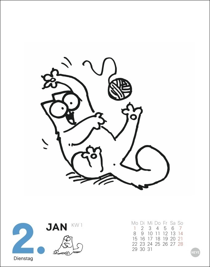 Bild: 9783756402656 | Simons Katze Tagesabreißkalender 2024. Abreiß-Kalender für alle...