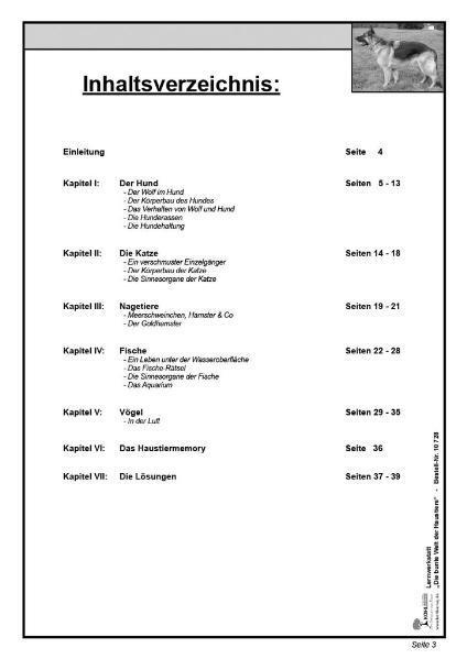 Bild: 9783866327283 | Lernwerkstatt - Die bunte Welt der Haustiere | Broschüre | 40 S.