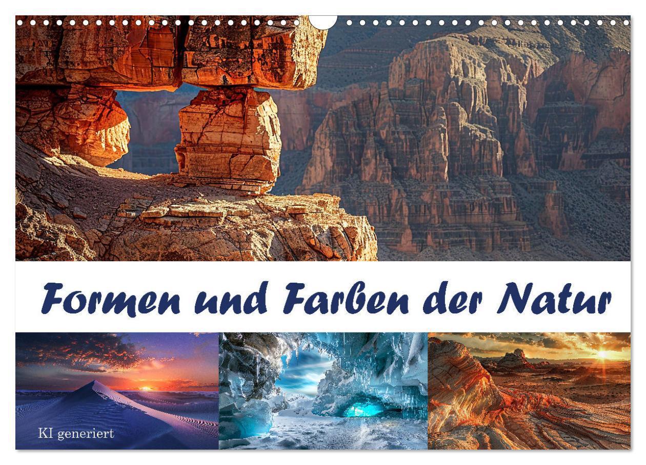 Cover: 9783435720477 | Formen und Farben der Natur (Wandkalender 2025 DIN A3 quer),...