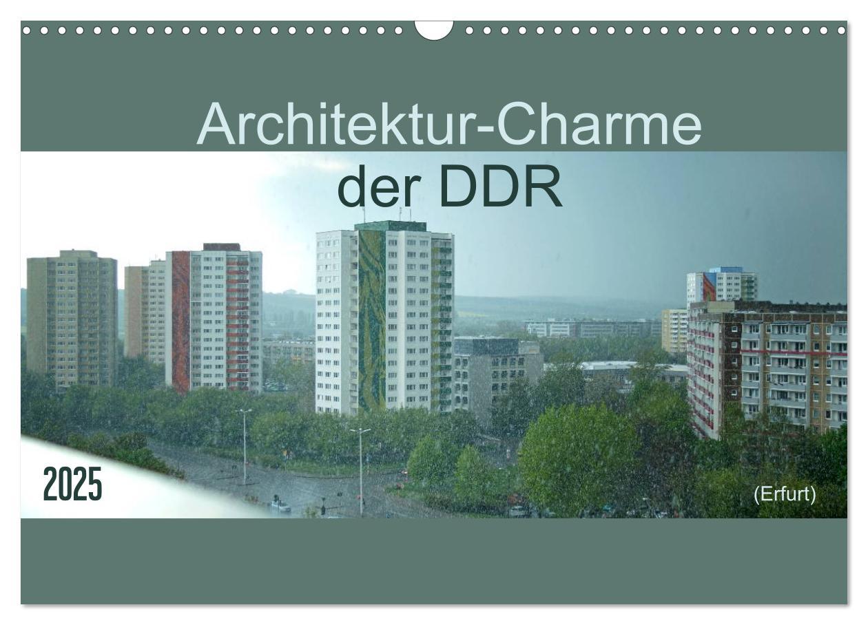 Cover: 9783435710874 | Architektur-Charme der DDR (Erfurt) (Wandkalender 2025 DIN A3...