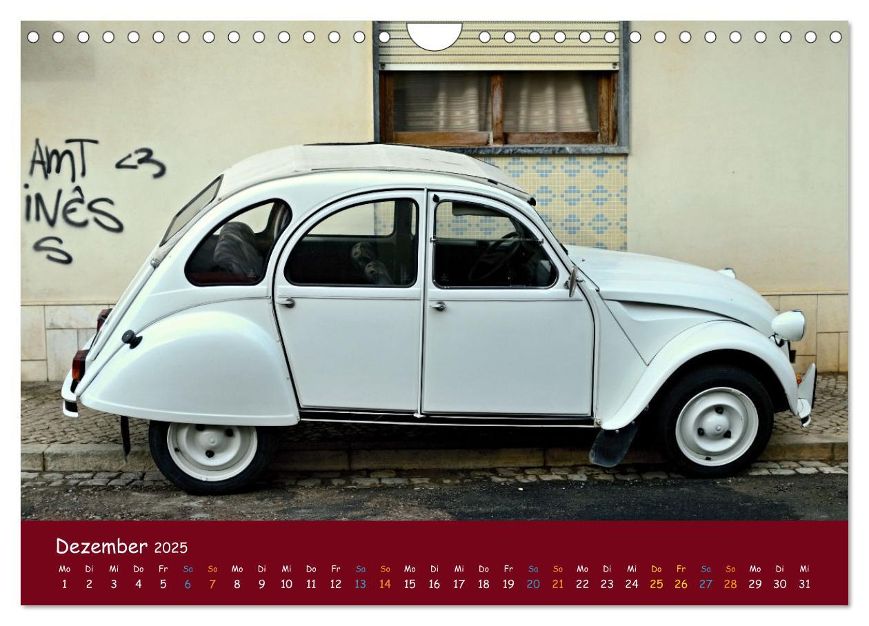 Bild: 9783383948787 | Citroen 2 CV Kult um die Ente (Wandkalender 2025 DIN A4 quer),...