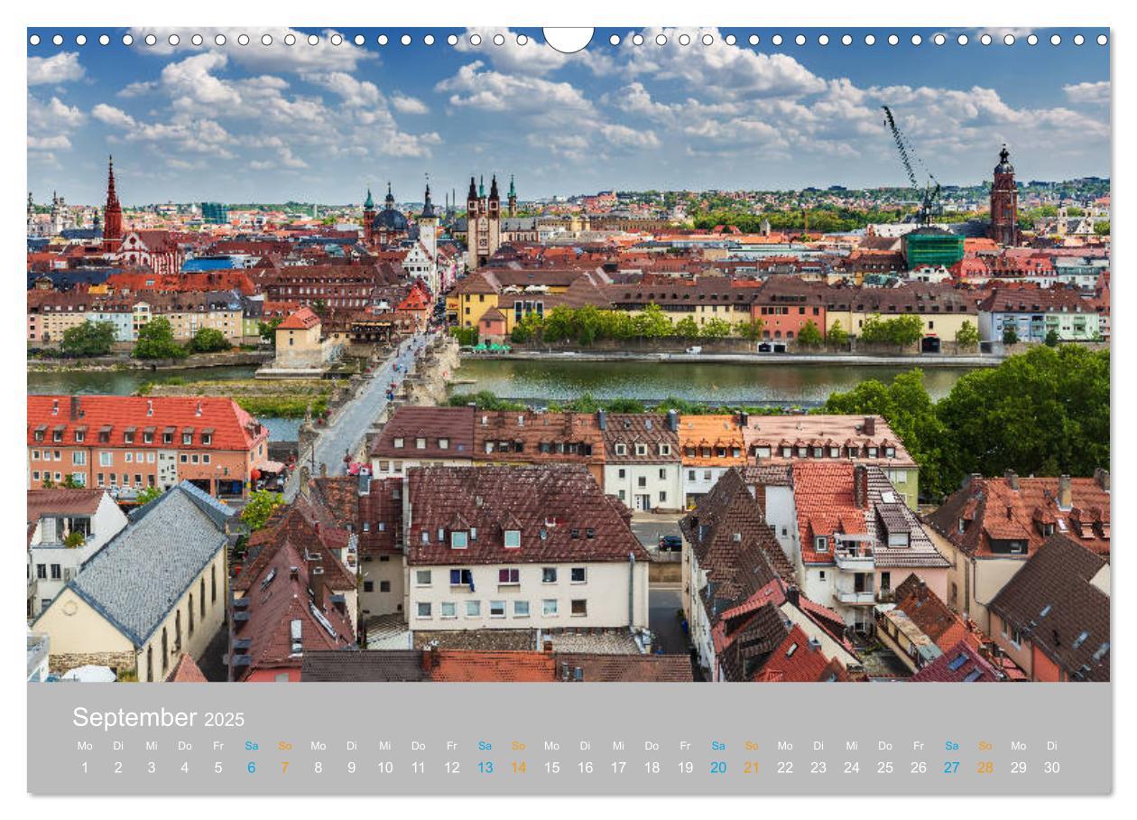 Bild: 9783435225132 | Würzburg - Stadt der Kirchen (Wandkalender 2025 DIN A3 quer),...