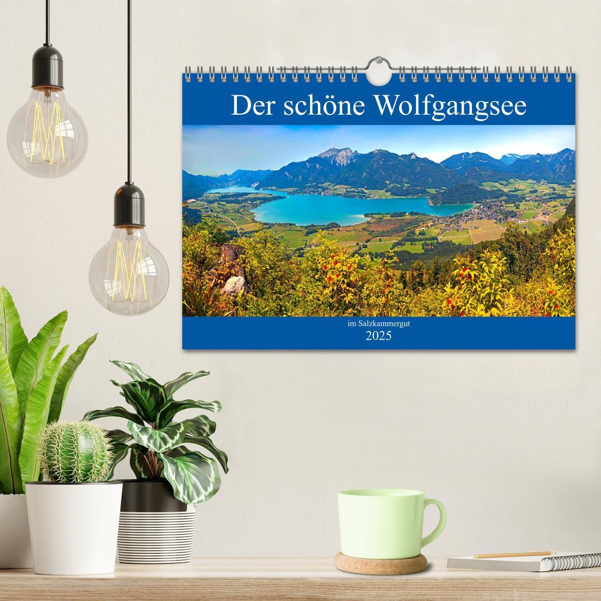 Bild: 9783435386550 | Der schöne Wolfgangsee im Salzkammergut (Wandkalender 2025 DIN A4...