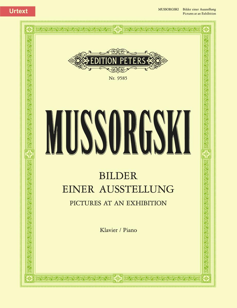 Cover: 9790014077617 | Pictures at an Exhibition for Piano Solo | Urtext | Mussorgskij | Buch