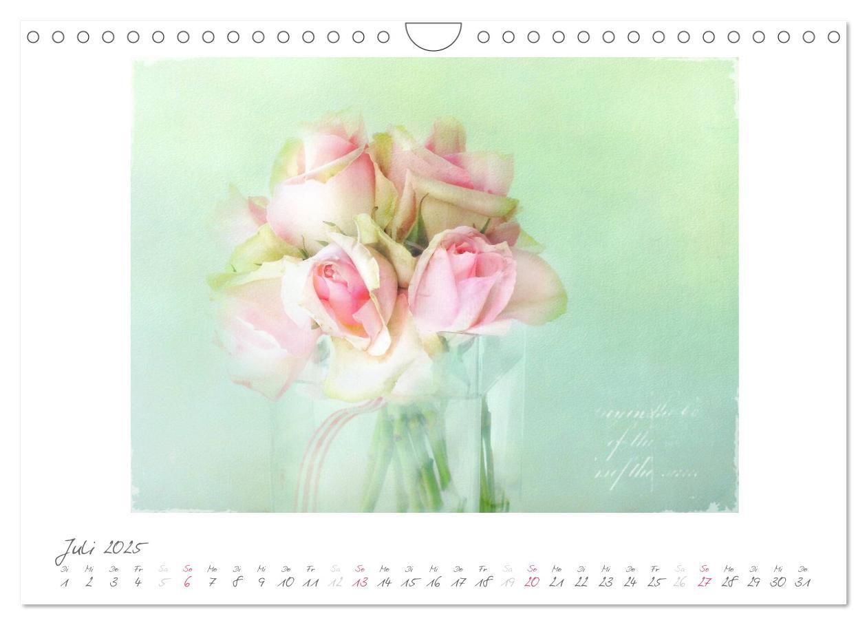 Bild: 9783435788149 | Vintage Flowers (Wandkalender 2025 DIN A4 quer), CALVENDO...