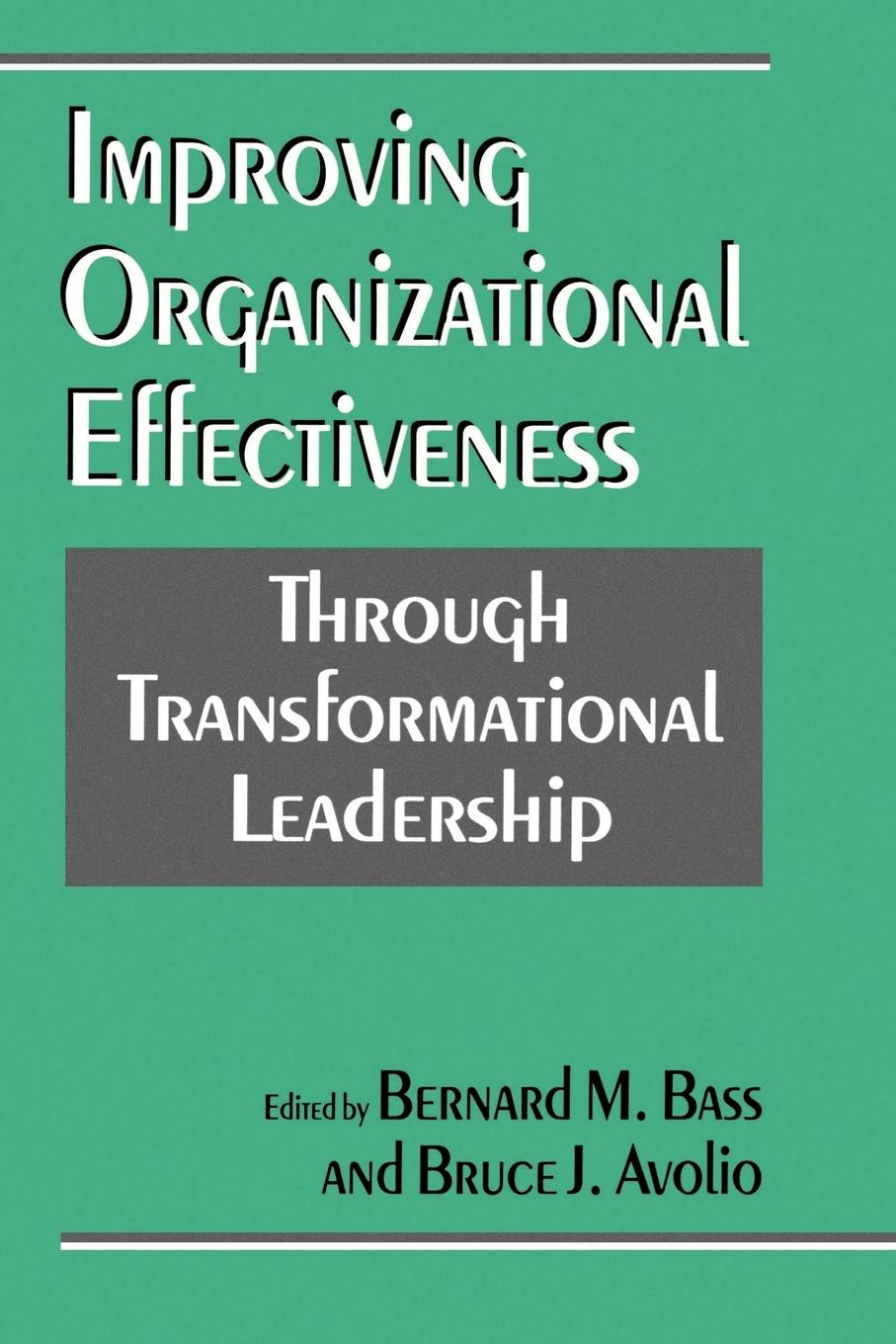 Cover: 9780803952362 | Improving Organizational Effectiveness Through Transformational...