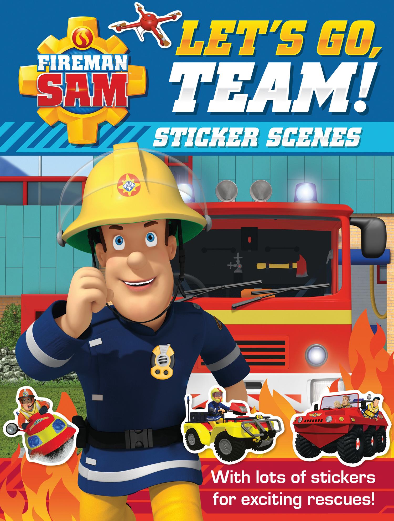 Cover: 9781405292993 | Fireman Sam: Let's Go, Team! Sticker Scenes | Fireman Sam | Buch