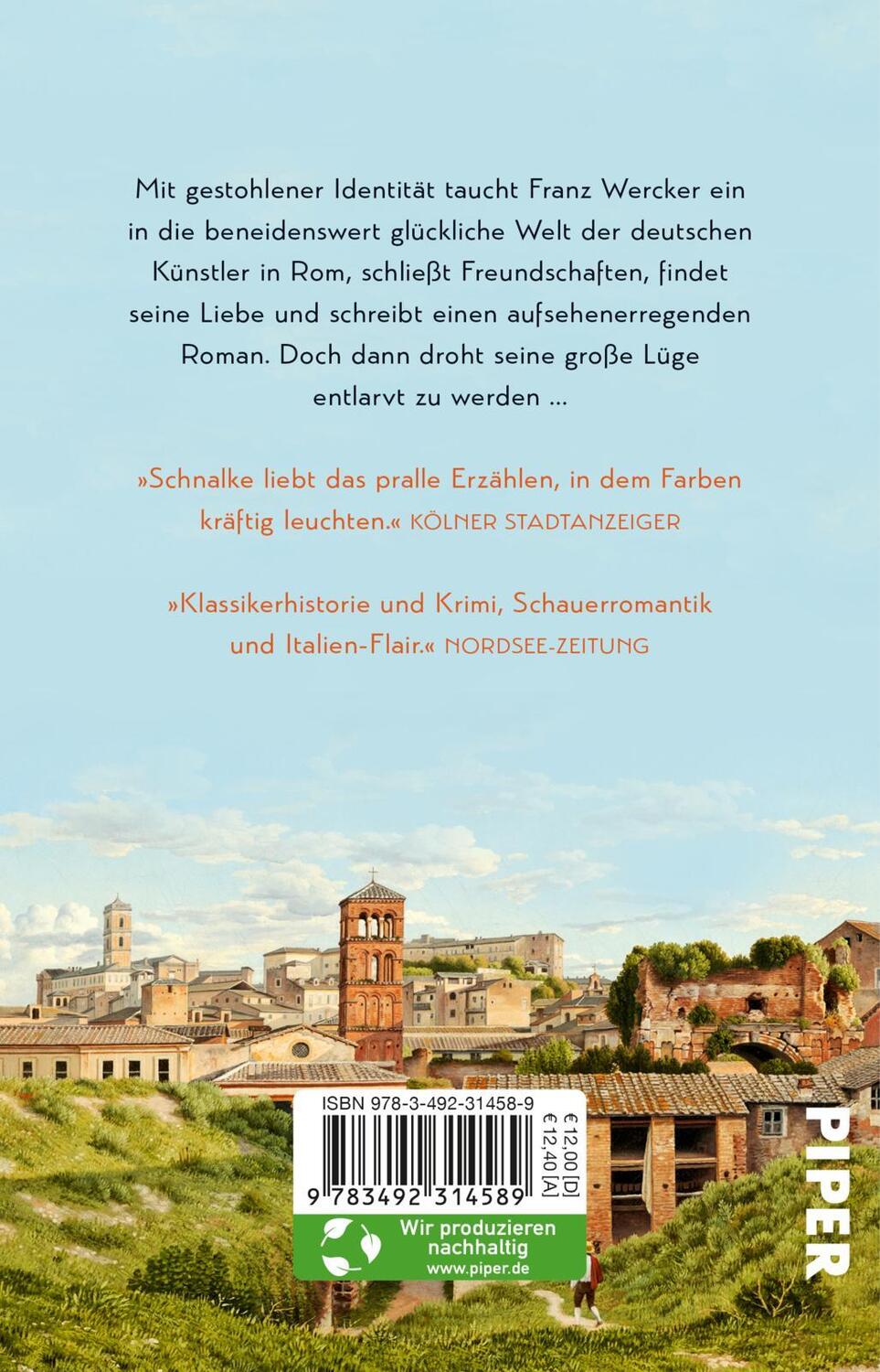 Rückseite: 9783492314589 | Römisches Fieber | Roman | Christian Schnalke | Taschenbuch | 400 S.