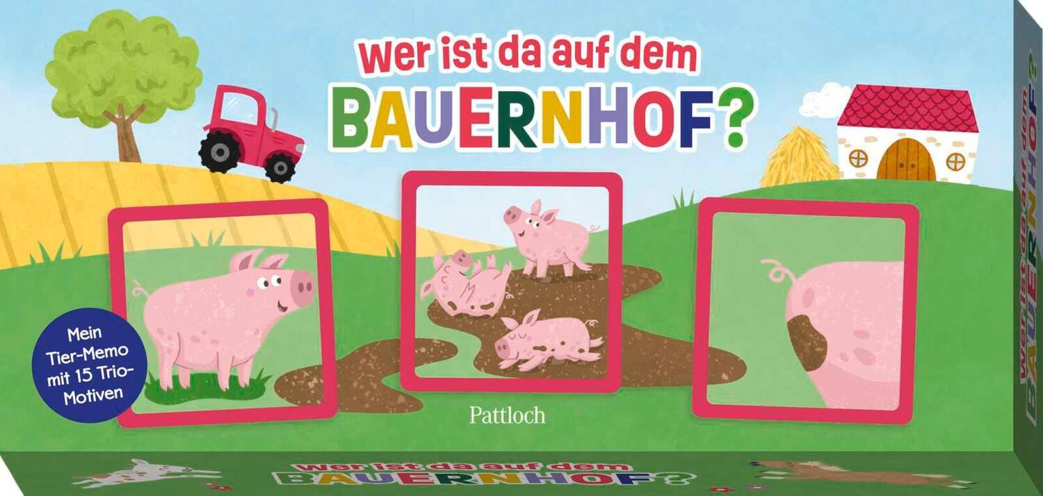 Cover: 4260308345357 | Wer ist da auf dem Bauernhof? | Pattloch Verlag | Spiel | Schachtel