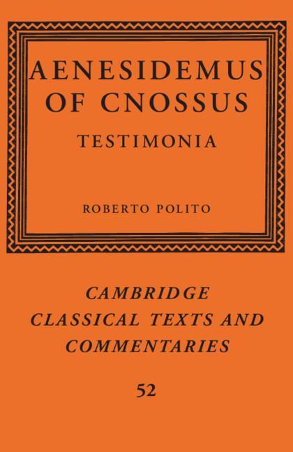 Cover: 9781009014885 | Aenesidemus of Cnossus | Roberto Polito | Taschenbuch | Paperback