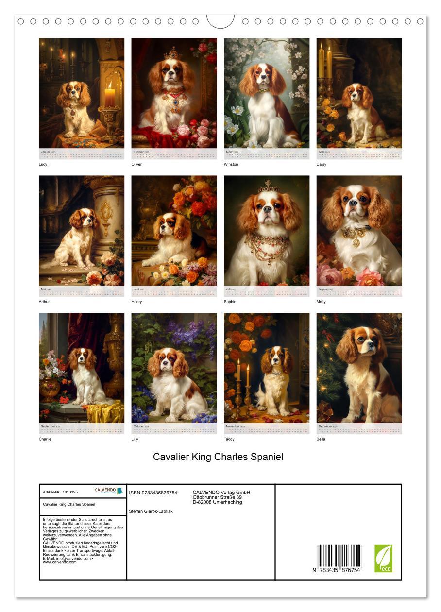 Bild: 9783435876754 | Cavalier King Charles Spaniel (Wandkalender 2025 DIN A3 hoch),...