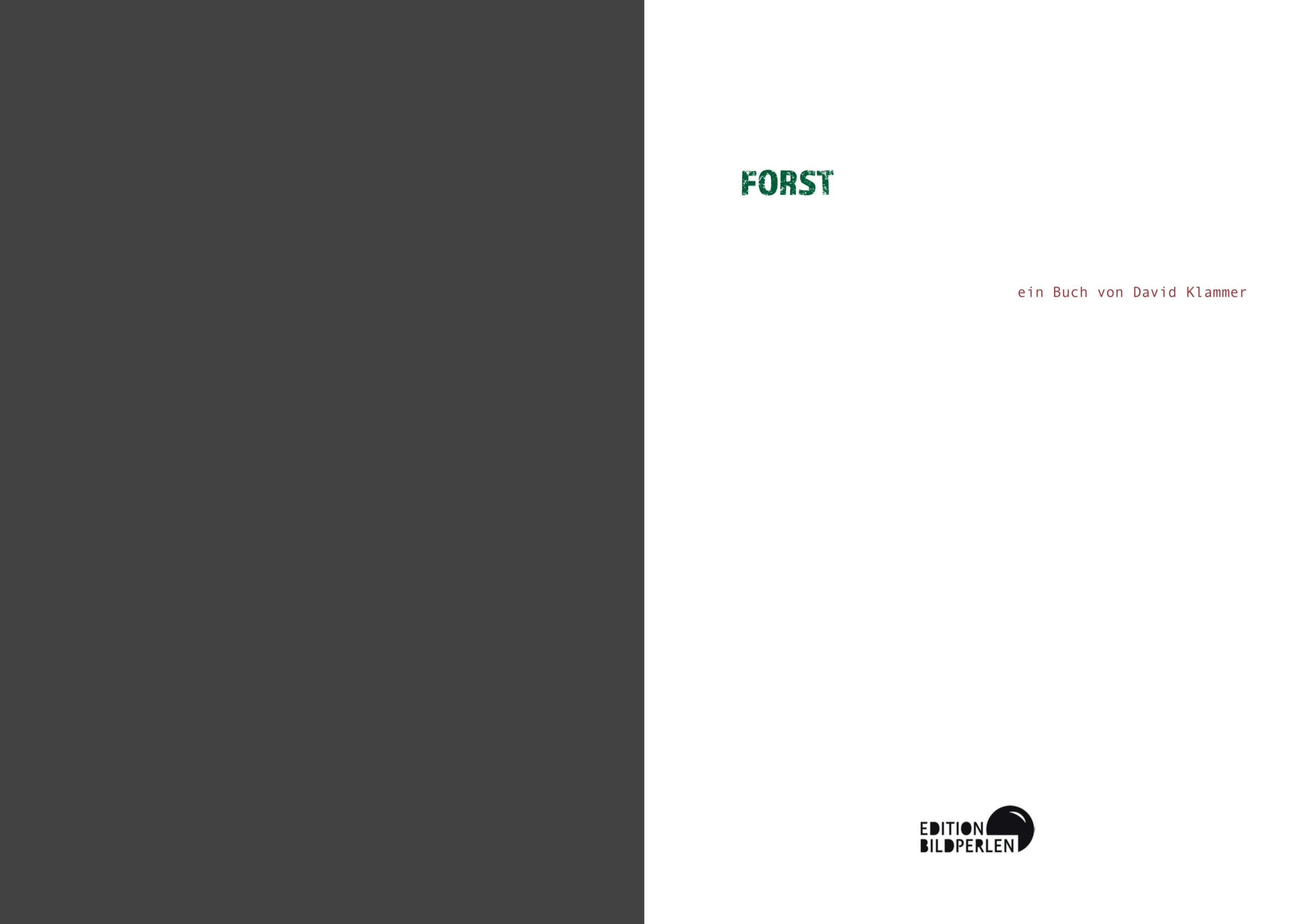 Bild: 9783965460089 | Forst | Die Besetzung des Hambacher Waldes | David Klammer | Buch