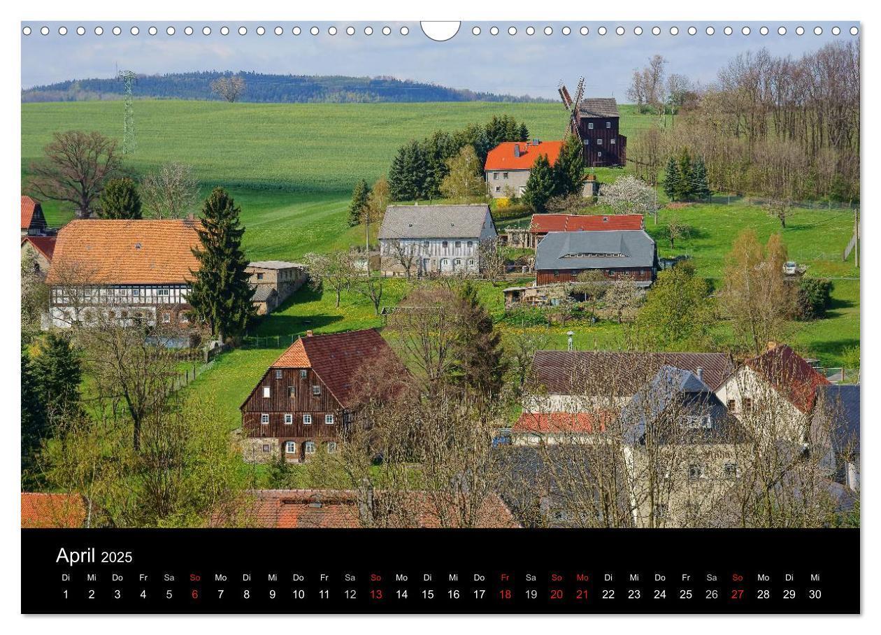 Bild: 9783435670864 | Oberlausitz - Land der Umgebindehäuser (Wandkalender 2025 DIN A3...