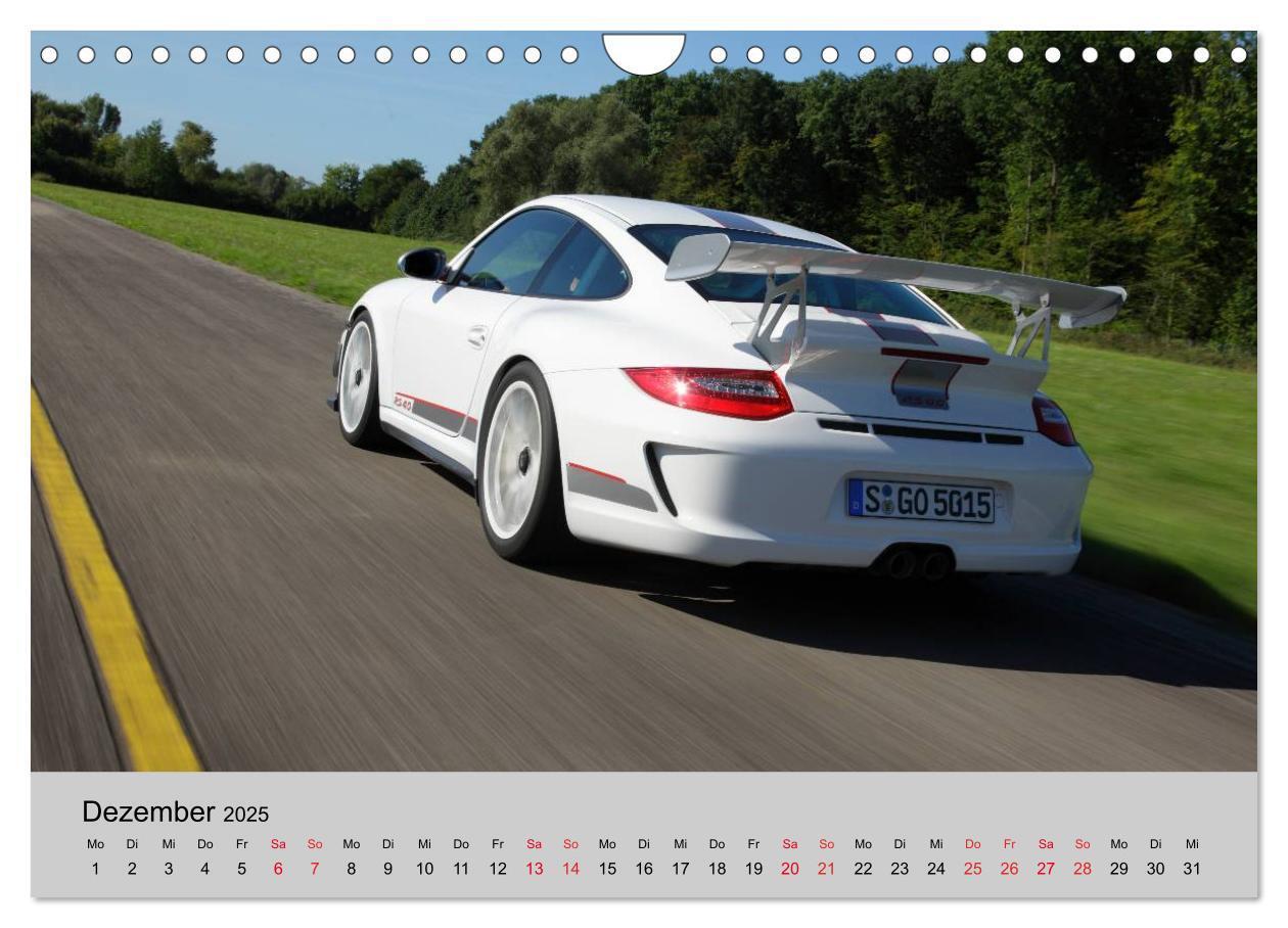 Bild: 9783435706969 | Porsche GT3RS 4,0 (Wandkalender 2025 DIN A4 quer), CALVENDO...