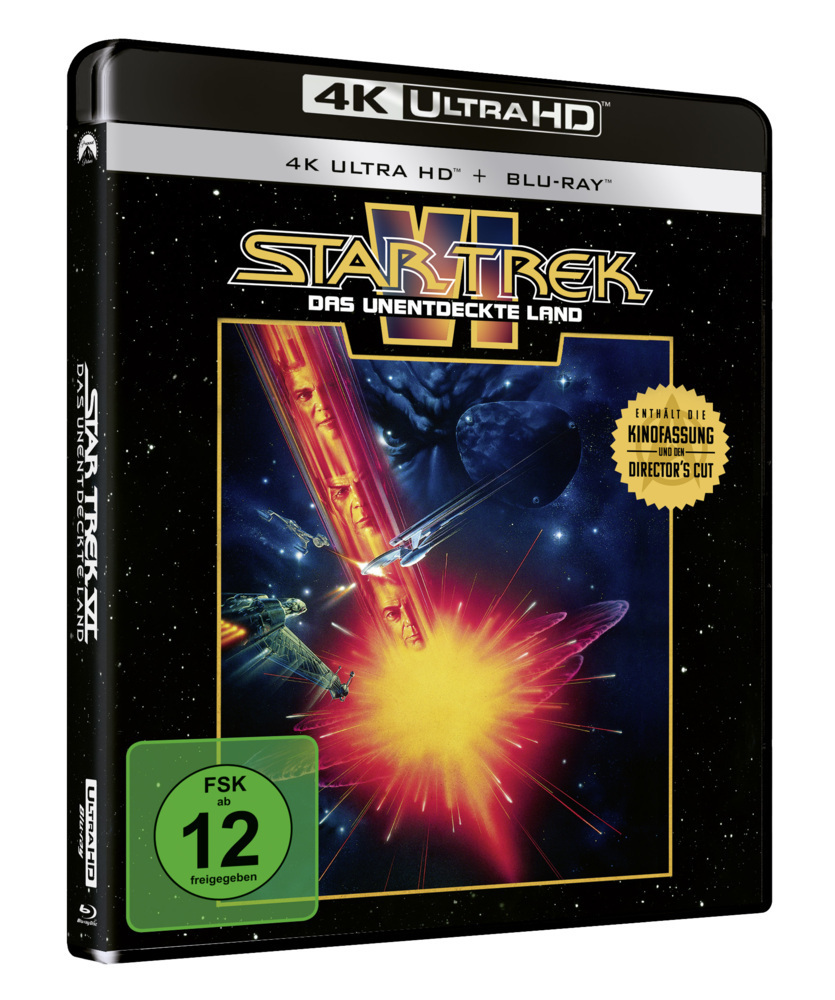 Bild: 5053083253332 | Star Trek VI: Das unentdeckte Land 4K, 1 UHD-Blu-ray + 1 Blu-ray