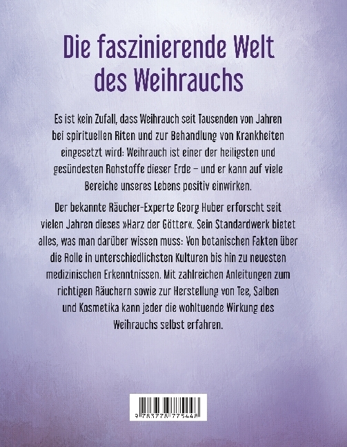 Bild: 9783778775448 | Weihrauch | Georg Huber | Buch | 192 S. | Deutsch | 2018 | Ansata