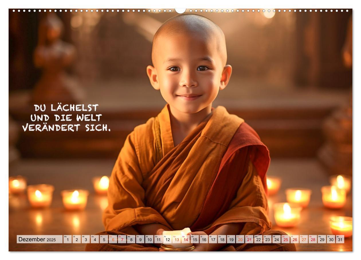 Bild: 9783383775086 | Buddhistische Sprüche (Wandkalender 2025 DIN A2 quer), CALVENDO...