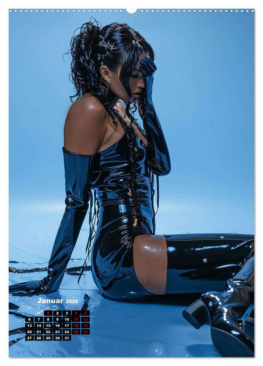 Bild: 9783457156964 | Latex-Girls (hochwertiger Premium Wandkalender 2025 DIN A2 hoch),...