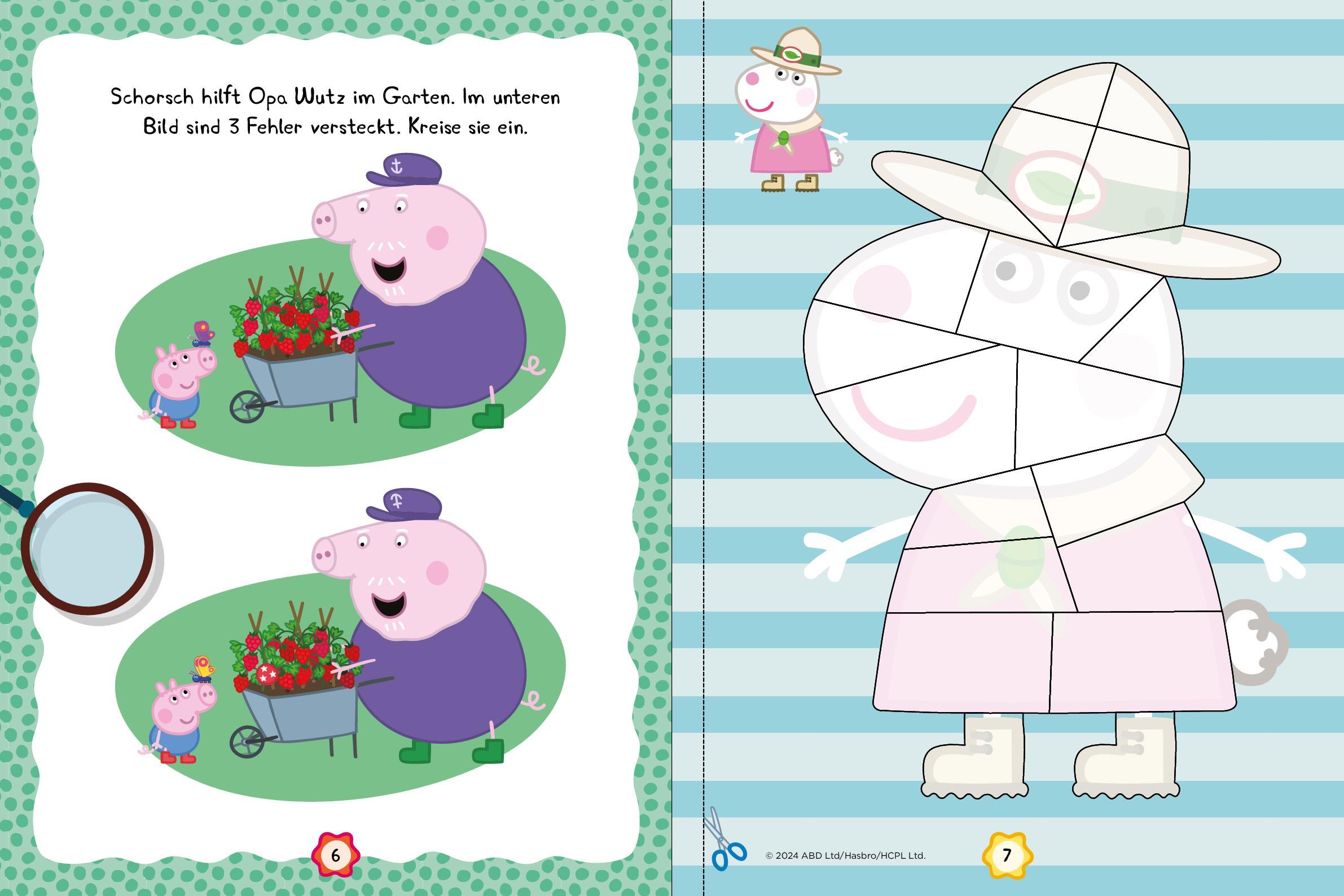 Bild: 9783849946883 | Peppa Pig Meine Sticker-Bilder. Puzzeln mit Stickern | Verlag | Buch