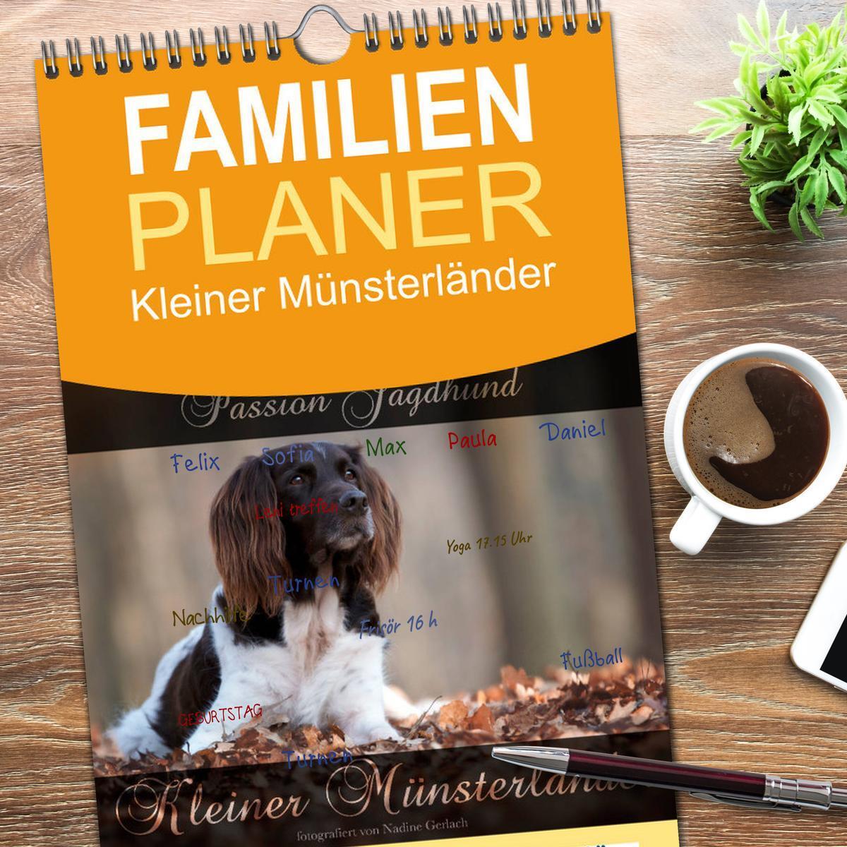 Bild: 9783457109021 | Familienplaner 2025 - Passion Jagdhund - Kleiner Münsterländer mit...