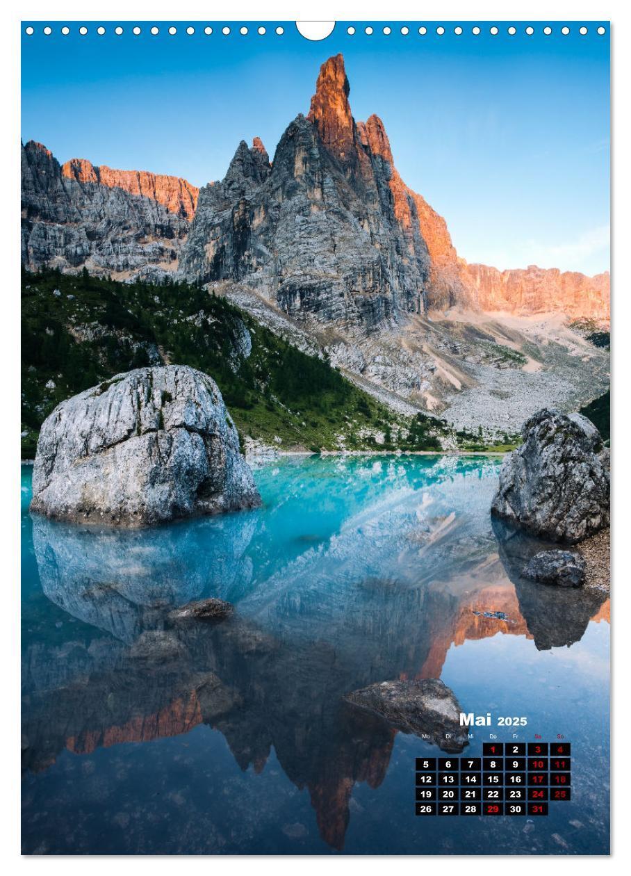 Bild: 9783435919789 | Dolomiten - Reise um die bleichen Berge zu entdecken (Wandkalender...