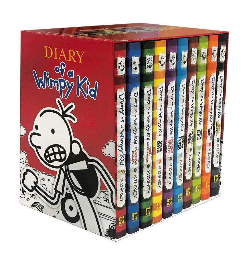 Cover: 9781419724701 | Diary of a Wimpy Kid Box of Books 1-10 Hardcover Gift Set | Kinney