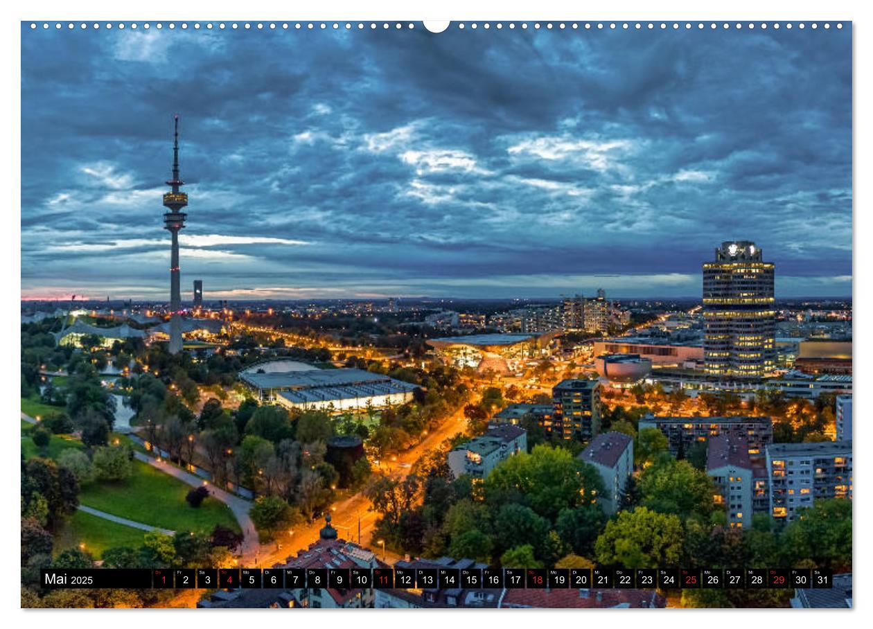 Bild: 9783435283989 | Mein München aus der Luft (Wandkalender 2025 DIN A2 quer), CALVENDO...