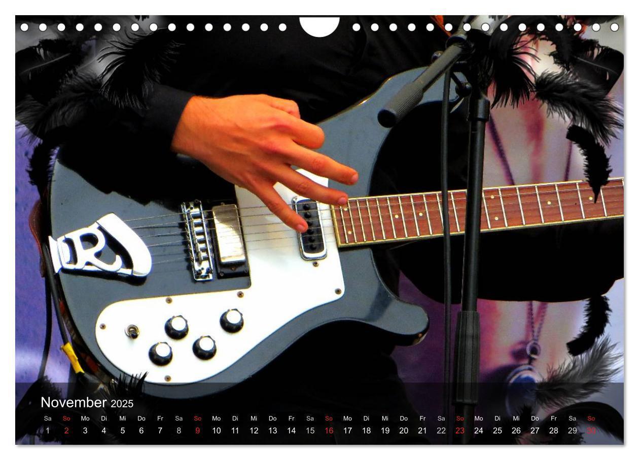 Bild: 9783435570416 | Rockgitarren Power (Wandkalender 2025 DIN A4 quer), CALVENDO...