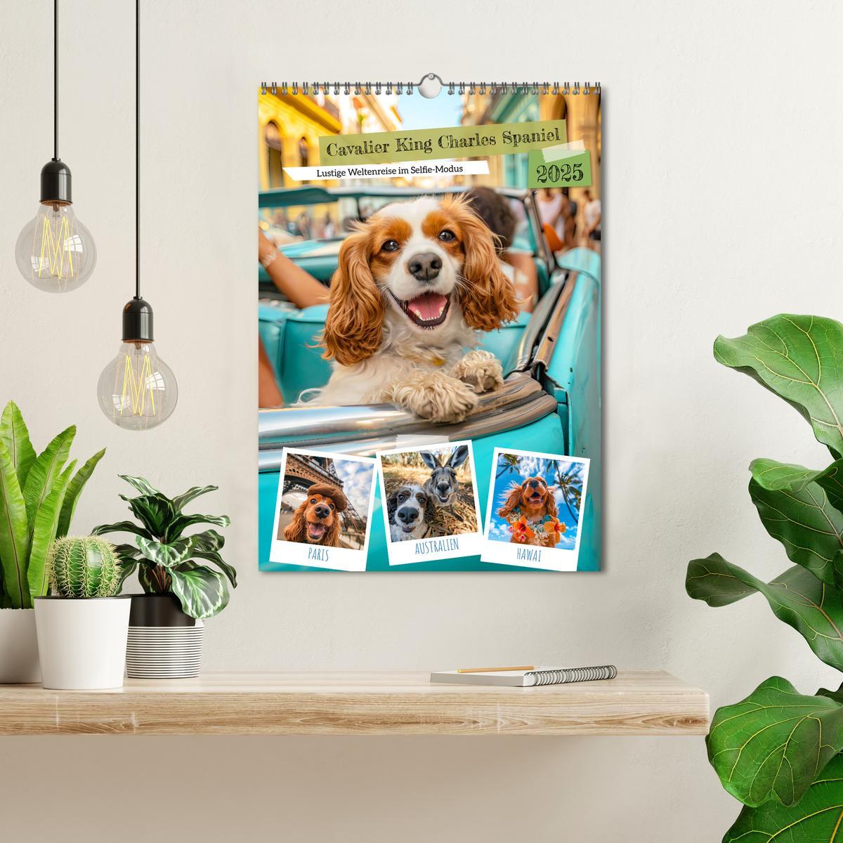 Bild: 9783383763458 | Cavalier King Charles Spaniel - Lustige Weltenreise im Selfie-Modus...